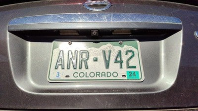 2008 Nissan Altima License Plate Trim Surround Panel Tail Trunk Chrome 4 Door