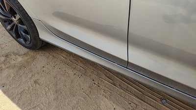 15-17 200 Passenger Right Lower Rocker Panel Moulding Side Billet Silver Psc