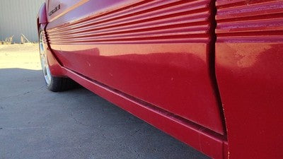 1993 Grand Prix Driver Left Front Moulding From Door Oem Trim Strip Red 2 Door