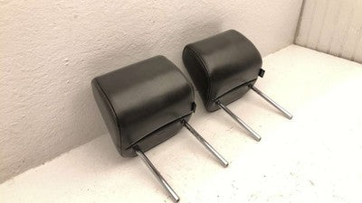 2005-2007 Nissan Titan Right Left Pair Front Seat Head Rest Leather Armada
