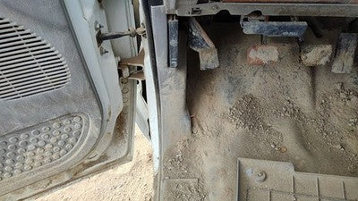 2000 Ford F250 Super Duty Driver Left Lower Kick Trim Panel Oem Gray
