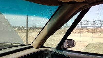 92 Buick Park Ave Ultra Passenger Right A Pillar Trim Windshield Post Panel Tan
