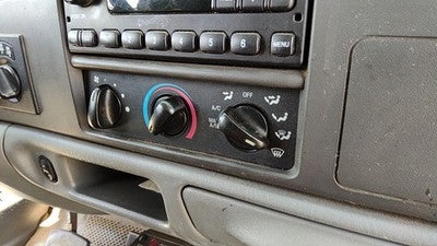 1999-04 F350 Powerstroke Temperature Control Module In Dash Heater Ac Head Unit