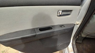 2010 Sentra Sr Driver Left Rear Inside Door Trim Panel With Switches Back Gray X