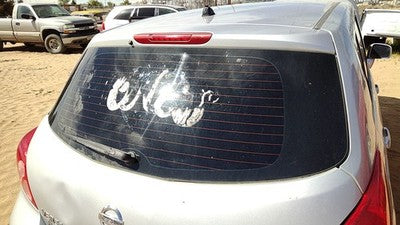 2007-2011 Nissan Versa Back Glass Rear Window Oem 90300Em30A