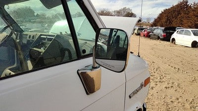 1992-1996 Gmc Van 3500 Passenger Right Manual Side Mirror Door Mounted Oem