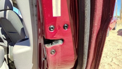 06-11 Accent Passenger Right Rear Door Latch With Rods/cables Back 4 Door