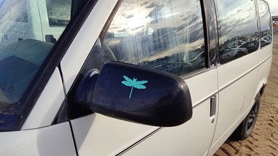 1988-1997 Gmc Safari Driver Left Side Mirror Door Mounted Oem 15959555