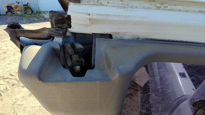 98-01 Ram 1500 Passenger Right Rear Door Latch With Rods/Cables Back Upper Lower