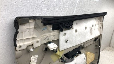 11-14 Legacy Outback Driver Left Front Door Trim Panel With Master Switch Ivory