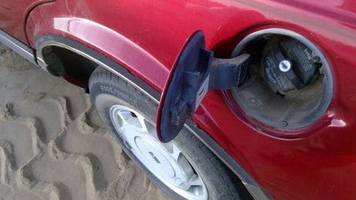 1990 Olds Eighty Eight Fuel Tank Door With Hinge Gas Lid Oem Filler Red