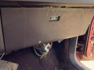 1986 Buick Park Ave Glove Box Assembly Complete Door With Latch Oem Red
