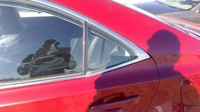 10-12 Lexus Hs250h Hybrid Driver Left Rear Vent Window Back Door Glass Wih Frame