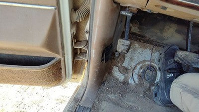 Ford F150 Driver Left Lower Kick Trim Panel Oem Brown
