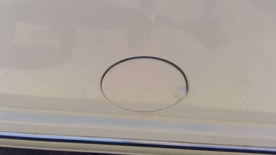 1992-2014 Ford Van E150 Fuel Tank Door With Hinge Gas Lid Oem Filler White
