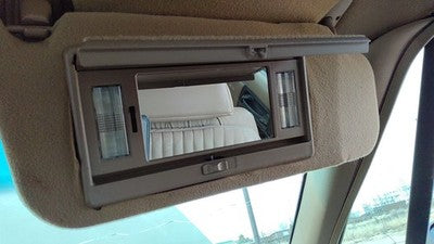 1992 Buick Park Ave Ultra Passenger Right Sun Visor Oem Tan