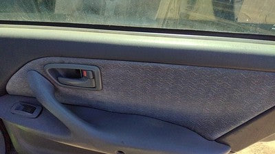 99-01 Camry Passenger Right Rear Door Trim Panel With Switches Back Gray 10