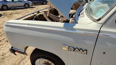 1984 Dodge D350 Driver Left Chrome Moulding From Fender Oem Trim Strip
