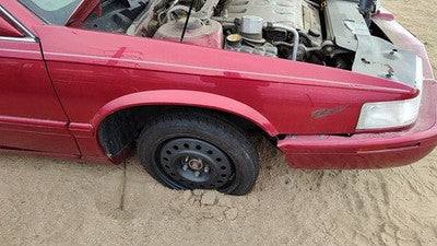 1992-2002 Cadillac Eldorado Passenger Right Front Fender Oem Crimson Red 86U