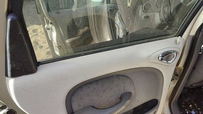 01-02 Pt Cruiser Driver Left Rear Door Trim Panel With Switches Back Fl Taupe