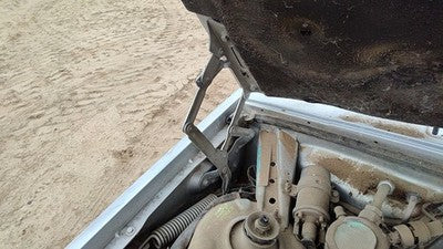 1985-1992 Volvo 740 Passenger Right Hood Hinge Assembly Oem Silver 35286780