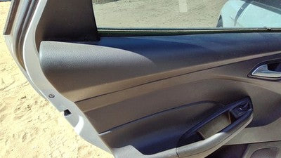 12-14 Focus Ford Driver Left Rear Door Trim Panel With Switches Back Black Ew