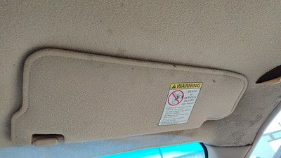 1997 Ford Escort Passenger Right Sun Visor Oem Tan