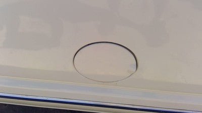 1992-2014 Ford Van E150 Fuel Tank Door With Hinge Gas Lid Oem Filler White