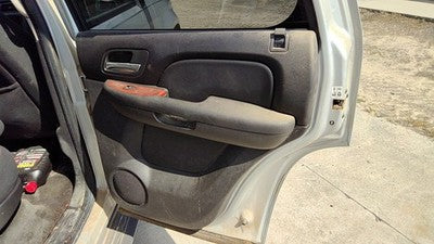 10-14 Chevy Tahoe Passenger Right Rear Door Trim Panel With Switches Back Black