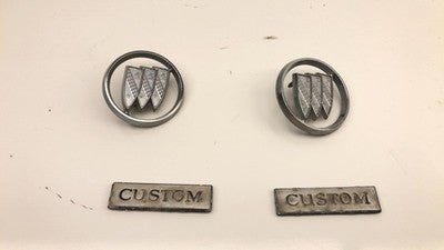 1978 Buick Lesabre Sail Panel Emblems Quarter Panel Emblem (custom) Set Oem