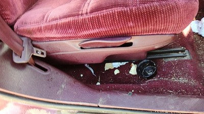1995 Chevy Lumina Passenger Right Side Seat Trim Panel Oem Red