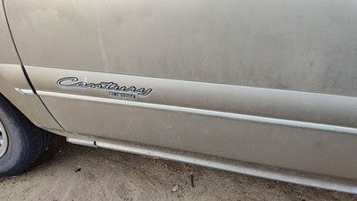 1997-2000 Buick Century Driver Left Front Moulding From Door Trim Strip Silver