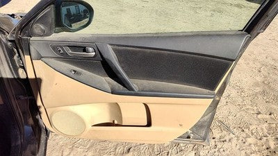 2010 Mazda 3 Passenger Right Front Door Trim Panel With Switches Bt2 Dune Tan
