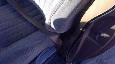 1995 Chevy Astro Driver Left Front Seat Belt Retractor Oem Shoulder Tan