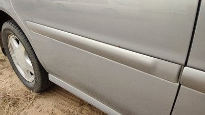 1997-05 Malibu Passenger Right Rear Moulding From Door Back Trim 17u Silvermist