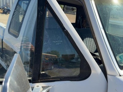 92-97 F250 Passenger Right Front Vent Window Small Door Glass With Frame Oem