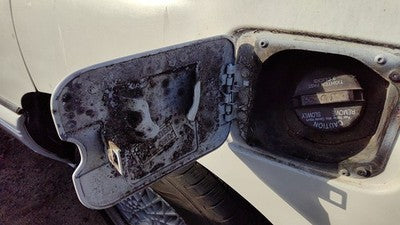 1994 Pontiac Bonneville Fuel Tank Door With Hinge Gas Lid Oem Filler White