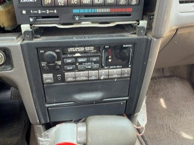 1990-1991 Subaru Legacy Trim Bezel Around Radio Surround Dash Panel Oem Gray