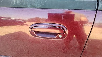 1997-2002 Ford Expedition Driver Left Front Outside Door Handle Oem Maroon Jl