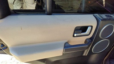 05-09 Rover Lr3 Driver Left Rear Inside Door Trim Panel With Switches Back Tan