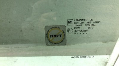 2008-2012 Chevy Malibu Driver Left Front Side Window Door Glass Oem 15210617