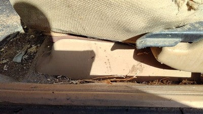1985 Pontiac Sunbird Driver Left Side Seat Trim Panel Oem Lower Tan