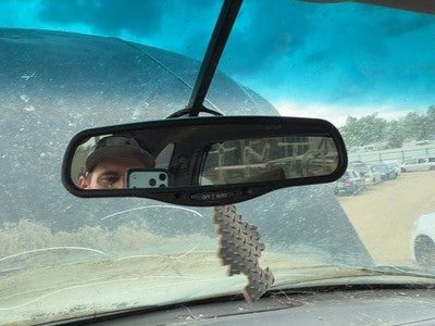 2000-2008 Ford Expedition Inside Rear View Mirror Oem Windshield Mounted