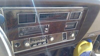 1985 Olds 88 Trim Bezel Around Radio Surround Dash Panel Oem