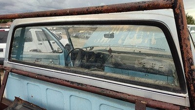 1973-1987 Chevy C10 Back Glass Rear Window Oem Fixed 363107