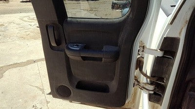 07 08 Silverado 2500 Passenger Right Rear Inside Door Trim Panel Back Ebony 19D
