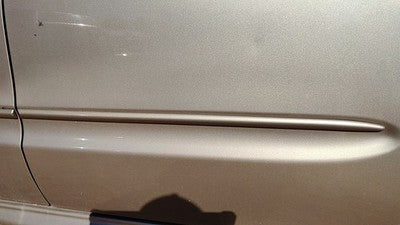 03-05 Grand Am Driver Left Rear Moulding From Door Back Trim 33U Champagne Beige