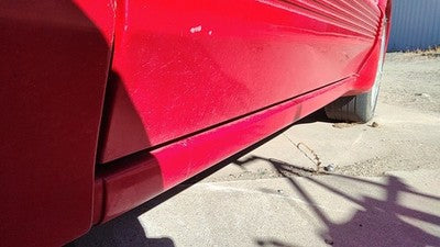 93 Grand Prix Passenger Right Lower Rocker Panel Moulding Side Skirt 2 Door Red