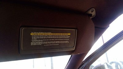 1993 Cadillac Fleetwood Passenger Right Sun Visor Oem Maroon