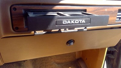 1987-1993 Dodge Dakota Passenger Dash Cup Holder Assembly Oem Slide Out Tan